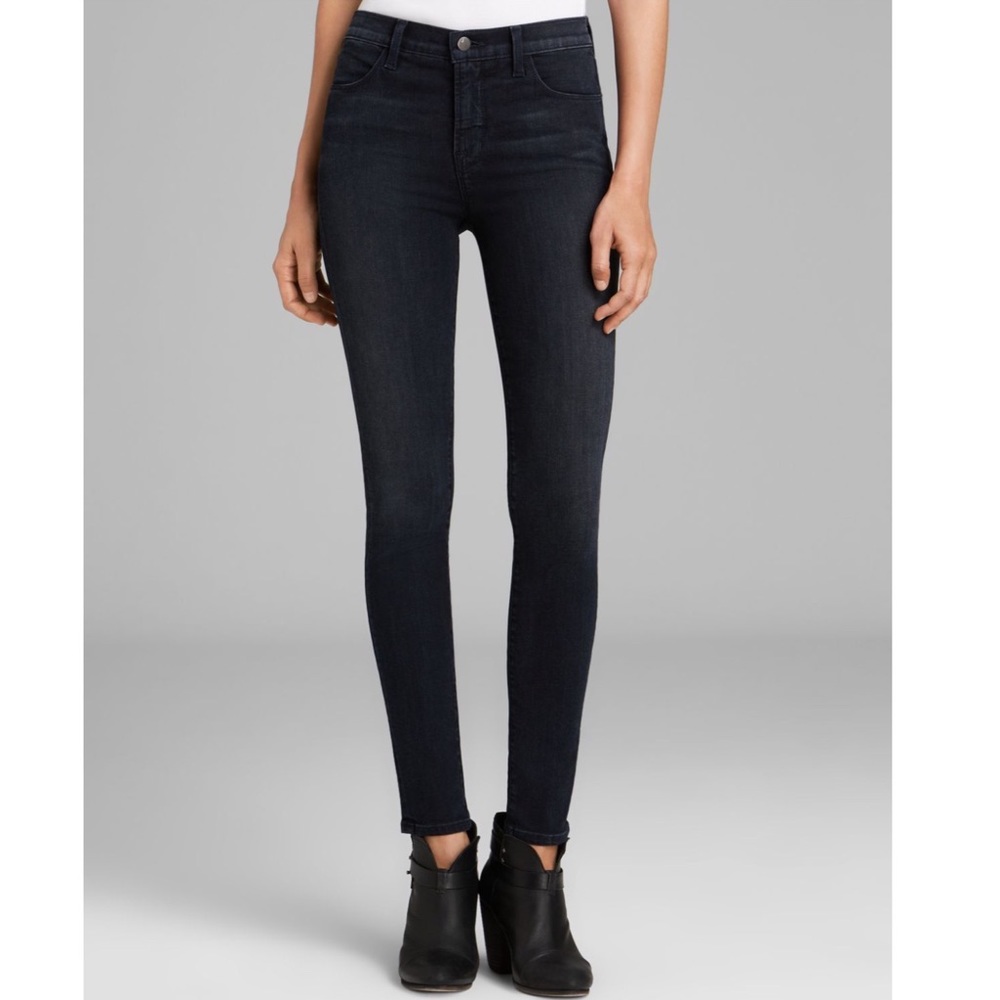 J Brand Women's Gray Jeans Maria High Rise Skinny in‎ Impression